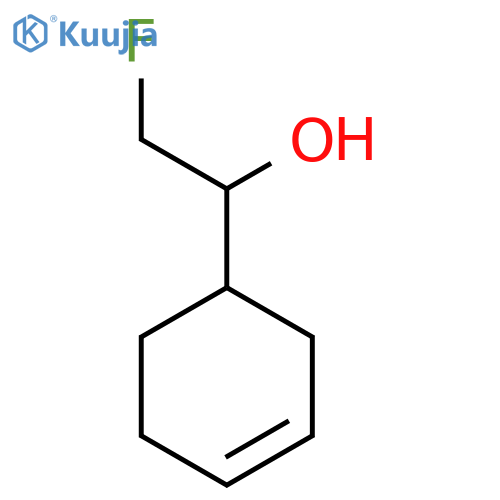 1-(cyclohex-3-en-1-yl)-2-fluoroethan-1-ol structure