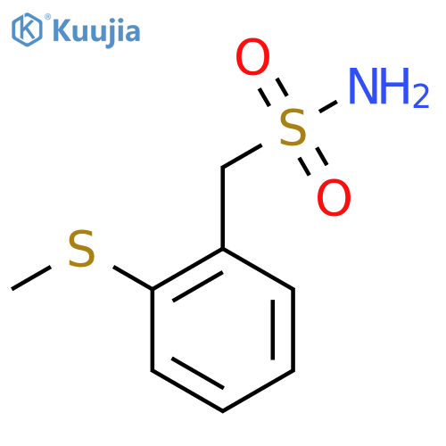 2-(methylsulfanyl)phenylmethanesulfonamide structure