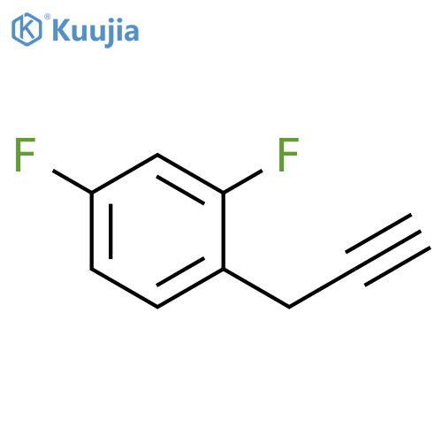 2,4-difluoro-1-(prop-2-yn-1-yl)benzene structure