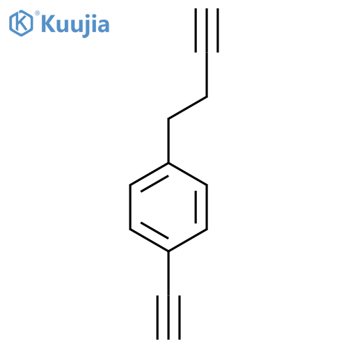 1-(but-3-yn-1-yl)-4-ethynylbenzene structure