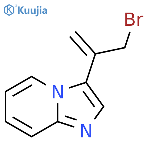 3-(3-bromoprop-1-en-2-yl)imidazo1,2-apyridine structure