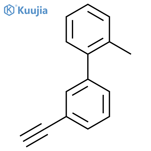1-(3-ethynylphenyl)-2-methylbenzene structure
