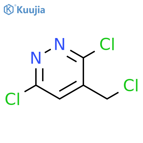 3,6-dichloro-4-(chloromethyl)pyridazine structure