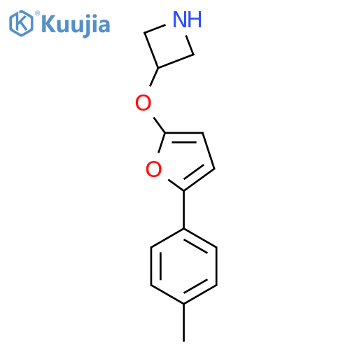 3-{5-(4-methylphenyl)furan-2-yloxy}azetidine structure