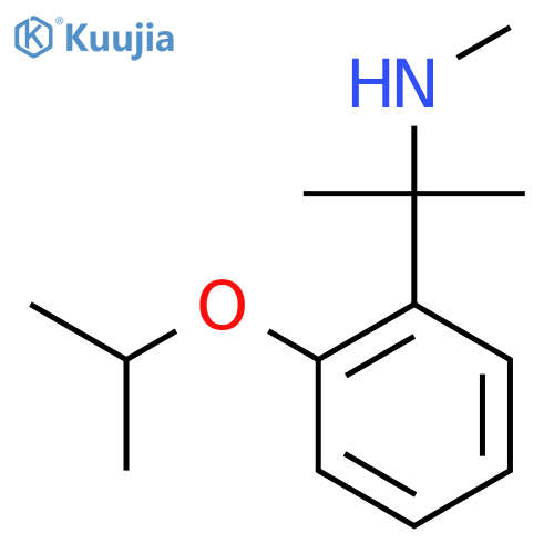 methyl({2-2-(propan-2-yloxy)phenylpropan-2-yl})amine structure