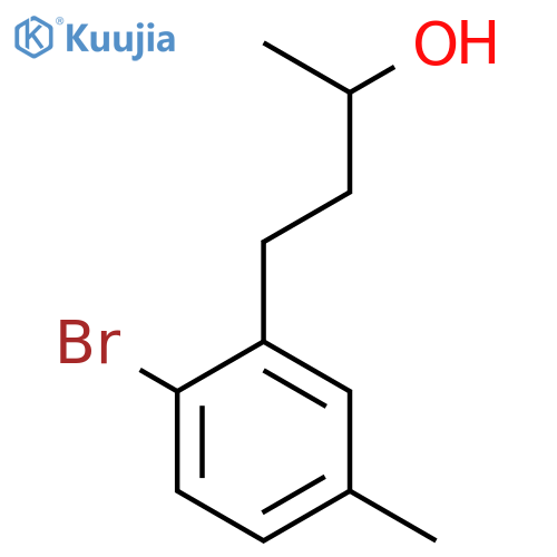 4-(2-bromo-5-methylphenyl)butan-2-ol structure