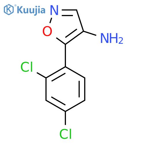 5-(2,4-dichlorophenyl)-1,2-oxazol-4-amine structure
