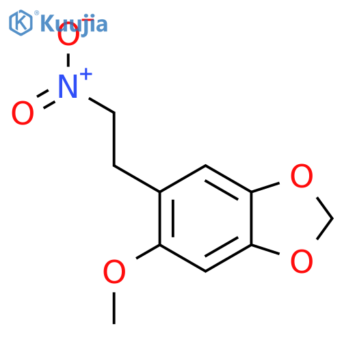 5-methoxy-6-(2-nitroethyl)-1,3-dioxaindane structure