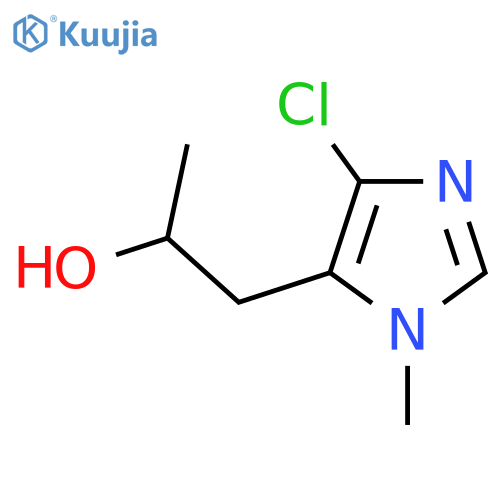 1-(4-chloro-1-methyl-1H-imidazol-5-yl)propan-2-ol structure