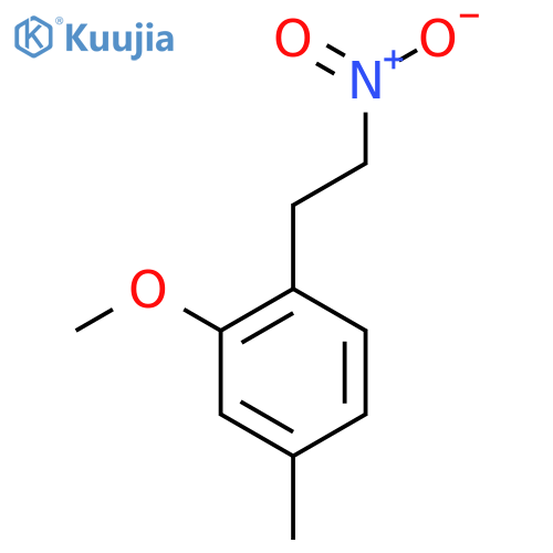 2-methoxy-4-methyl-1-(2-nitroethyl)benzene structure