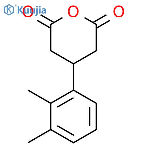 4-(2,3-dimethylphenyl)oxane-2,6-dione structure