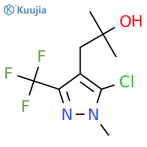 1-5-chloro-1-methyl-3-(trifluoromethyl)-1H-pyrazol-4-yl-2-methylpropan-2-ol structure