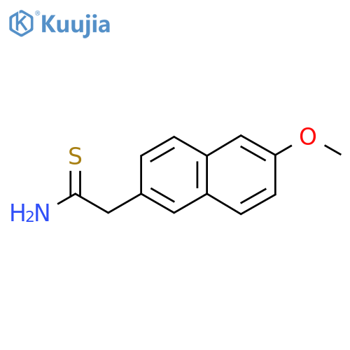 2-(6-methoxynaphthalen-2-yl)ethanethioamide structure