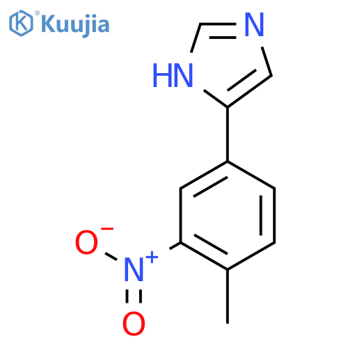 4-(4-methyl-3-nitrophenyl)-1H-imidazole structure