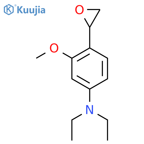 N,N-diethyl-3-methoxy-4-(oxiran-2-yl)aniline structure