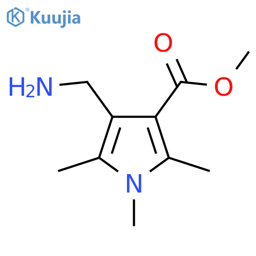 methyl 4-(aminomethyl)-1,2,5-trimethyl-1H-pyrrole-3-carboxylate structure