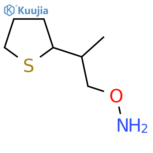 O-2-(thiolan-2-yl)propylhydroxylamine structure