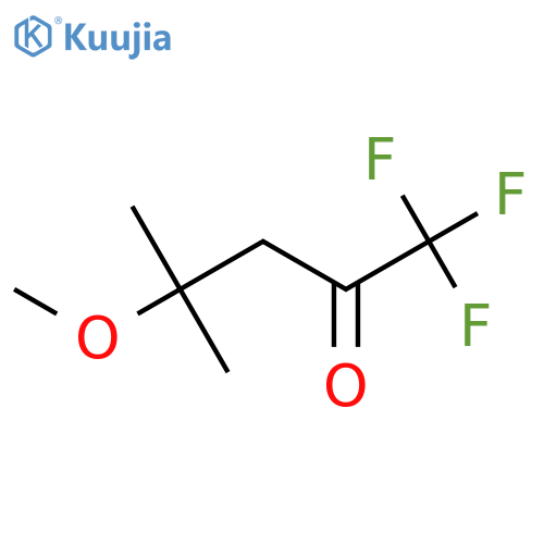 1,1,1-trifluoro-4-methoxy-4-methylpentan-2-one structure