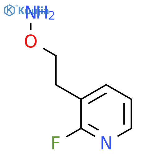 O-2-(2-fluoropyridin-3-yl)ethylhydroxylamine structure