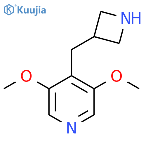 4-(azetidin-3-yl)methyl-3,5-dimethoxypyridine structure