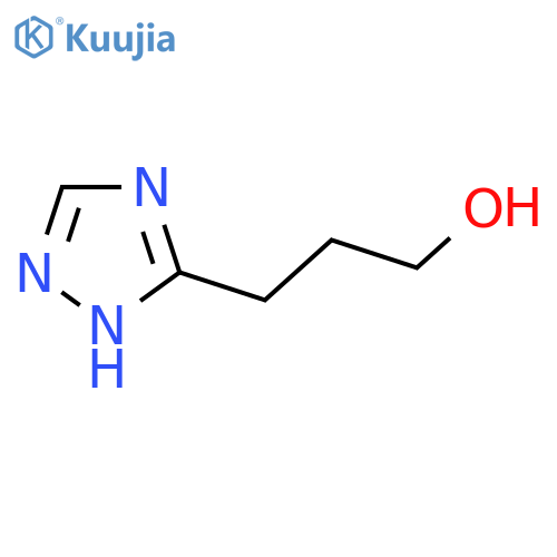 3-(1H-1,2,4-triazol-3-yl)propan-1-ol structure