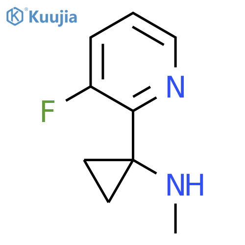 1-(3-fluoropyridin-2-yl)-N-methylcyclopropan-1-amine structure