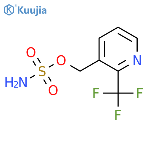 2-(trifluoromethyl)pyridin-3-ylmethyl sulfamate structure