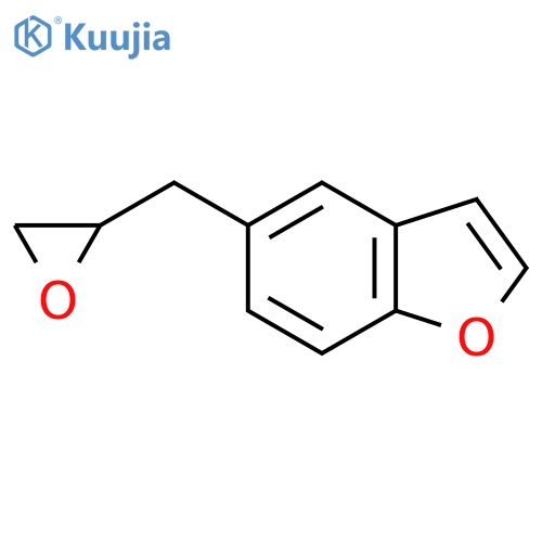 5-(oxiran-2-yl)methyl-1-benzofuran structure