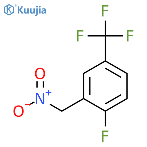 1-fluoro-2-(nitromethyl)-4-(trifluoromethyl)benzene structure