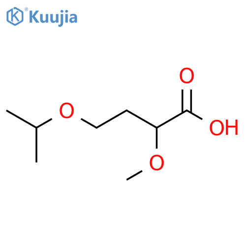 2-methoxy-4-(propan-2-yloxy)butanoic acid structure