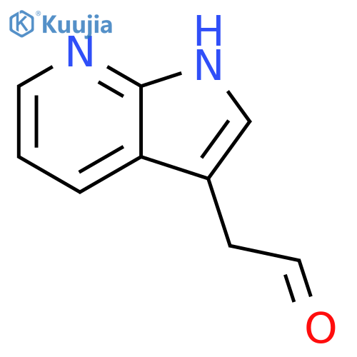 2-{1H-pyrrolo2,3-bpyridin-3-yl}acetaldehyde structure