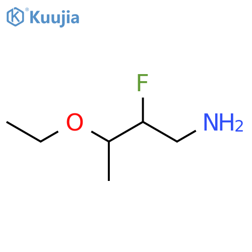 3-ethoxy-2-fluorobutan-1-amine structure