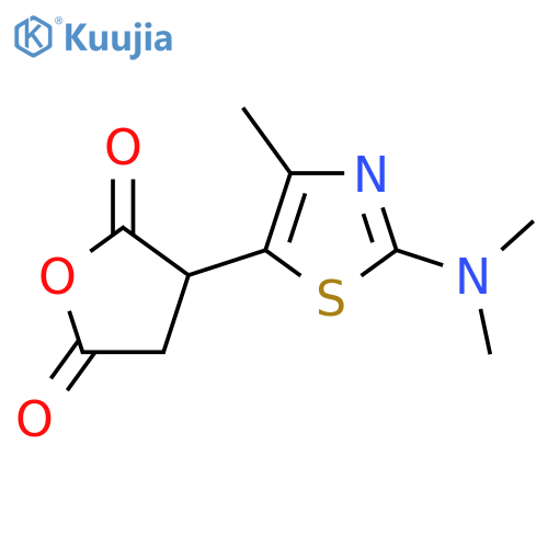 3-2-(dimethylamino)-4-methyl-1,3-thiazol-5-yloxolane-2,5-dione structure