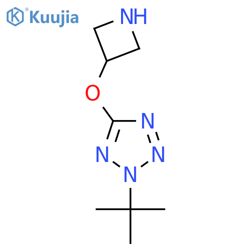 5-(azetidin-3-yloxy)-2-tert-butyl-2H-1,2,3,4-tetrazole structure