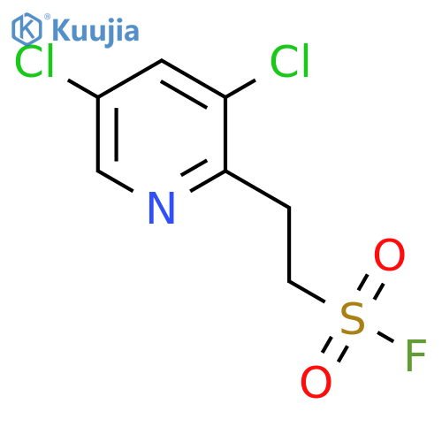 2-(3,5-dichloropyridin-2-yl)ethane-1-sulfonyl fluoride structure