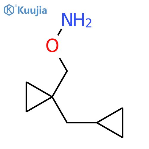 O-{1-(cyclopropylmethyl)cyclopropylmethyl}hydroxylamine structure
