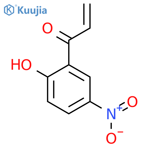 1-(2-hydroxy-5-nitrophenyl)prop-2-en-1-one structure