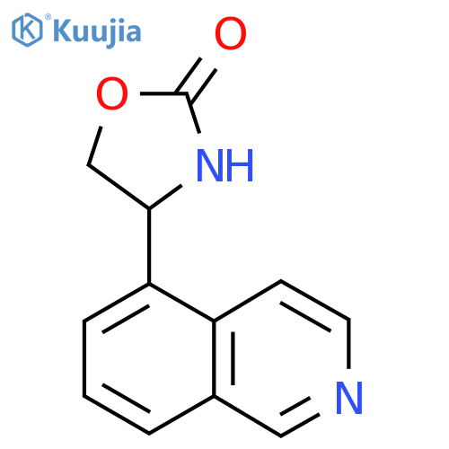 4-(isoquinolin-5-yl)-1,3-oxazolidin-2-one structure