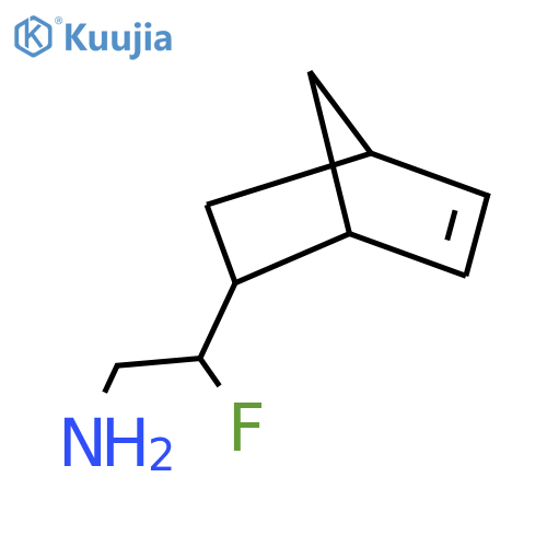 2-{bicyclo2.2.1hept-5-en-2-yl}-2-fluoroethan-1-amine structure
