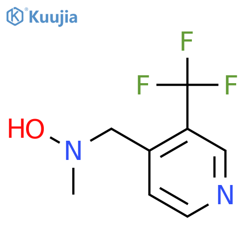 N-methyl-N-{3-(trifluoromethyl)pyridin-4-ylmethyl}hydroxylamine structure