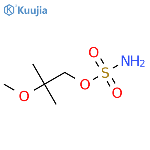 2-methoxy-2-methylpropyl sulfamate structure