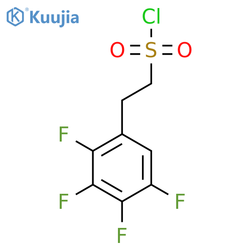 2-(2,3,4,5-tetrafluorophenyl)ethane-1-sulfonyl chloride structure
