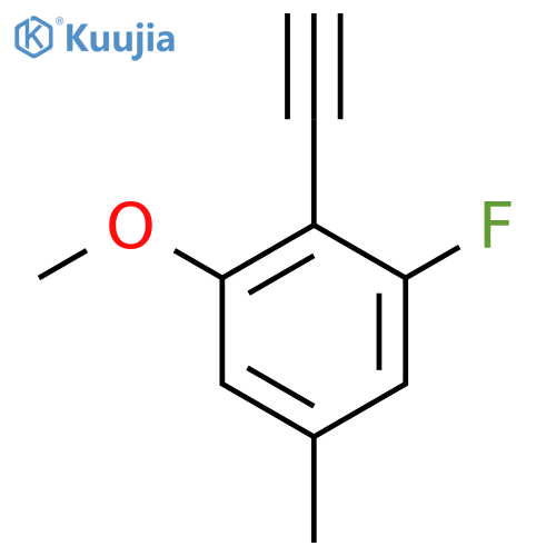 2-ethynyl-1-fluoro-3-methoxy-5-methylbenzene structure