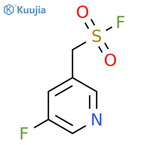 (5-fluoropyridin-3-yl)methanesulfonyl fluoride structure