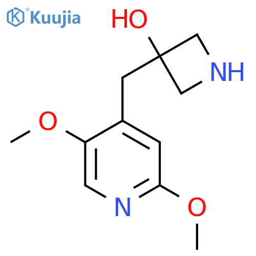 3-(2,5-dimethoxypyridin-4-yl)methylazetidin-3-ol structure