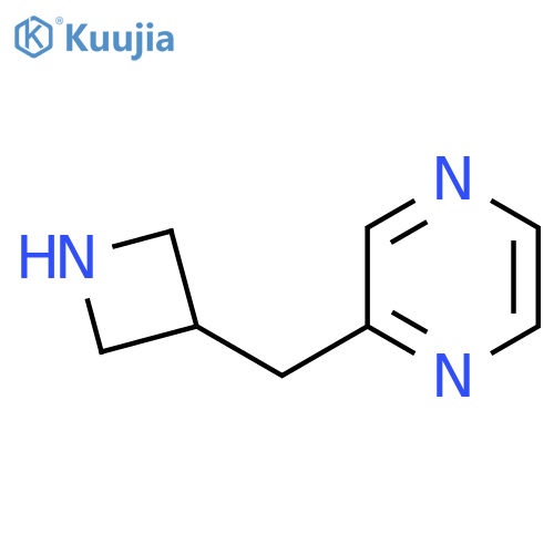 2-[(Azetidin-3-yl)methyl]pyrazine structure
