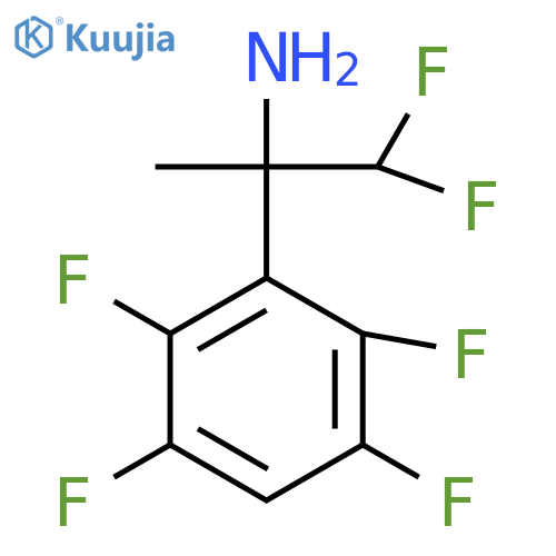 1,1-difluoro-2-(2,3,5,6-tetrafluorophenyl)propan-2-amine structure