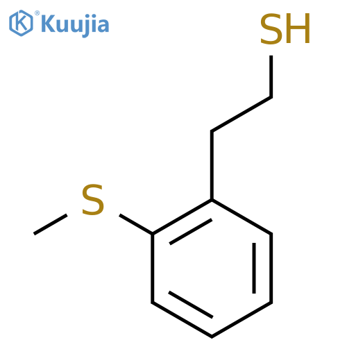 2-2-(methylsulfanyl)phenylethane-1-thiol structure