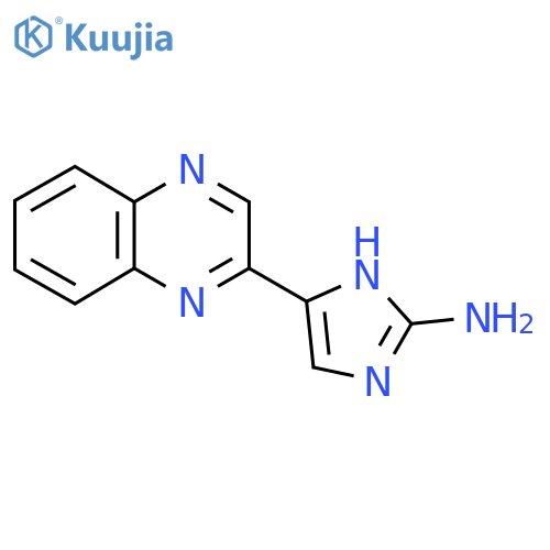 5-(quinoxalin-2-yl)-1H-imidazol-2-amine structure