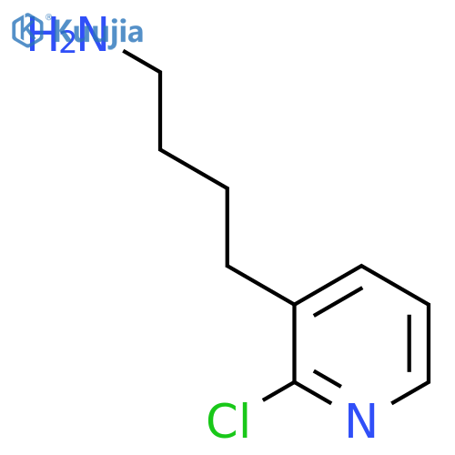 4-(2-chloropyridin-3-yl)butan-1-amine structure